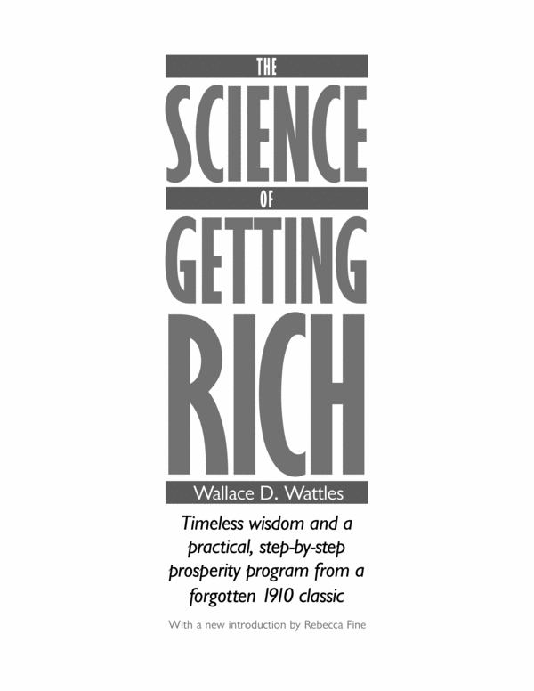 Product picture The Science of Getting Rich